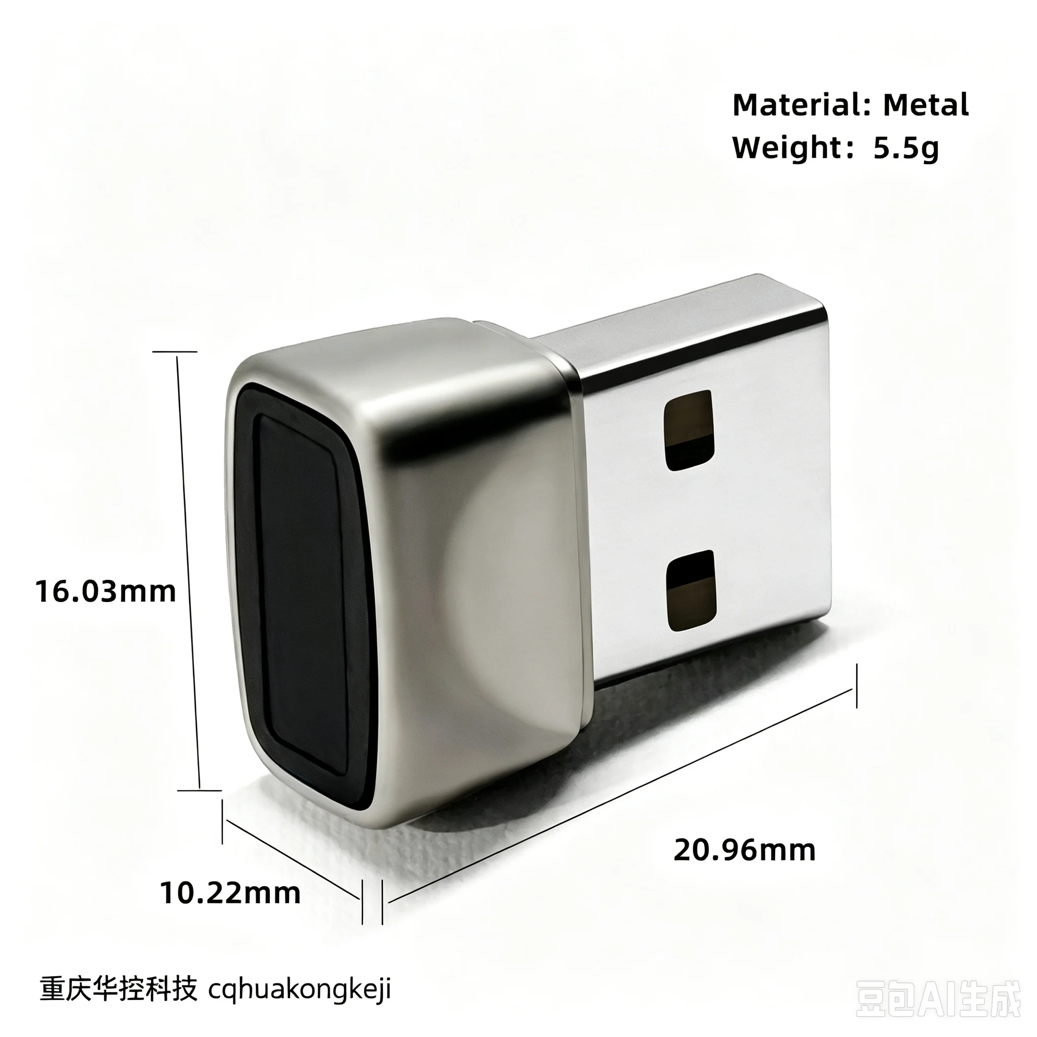 Biometric Fingerprint Login Lock Hello Windows 10 11 Biometric Scanner USB Metal Fingerprint Reader Module For PC Laptop