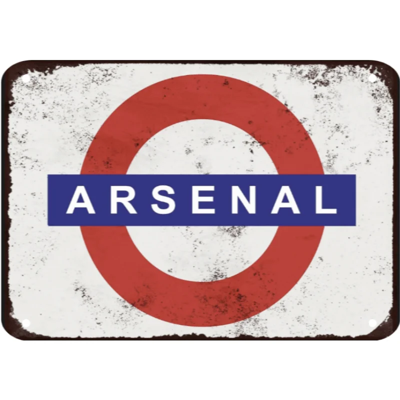 Arsenal Underground Metal Sign Plaque