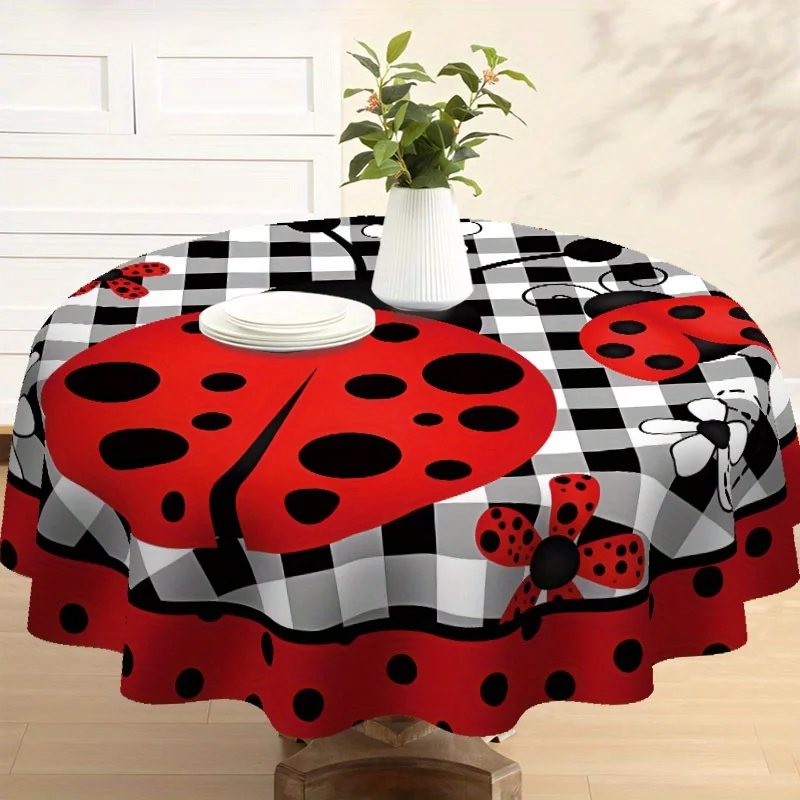 One butterfly patterned tablecloth 2D flat printing, 62 inches, 100% polyester fiber, yzb