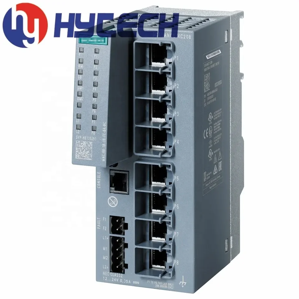 

Manageable Layer 2 IE Electrical Switch Module SCALANCE XC208 6GK5208-0BA00-2AC2