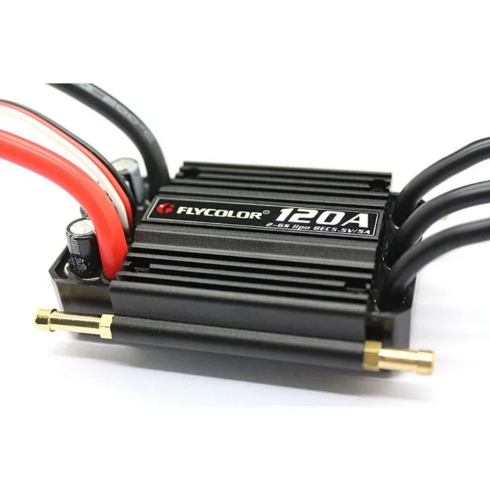 

120A 3S ESC Бесщеточный с электронным регулятором скорости 5A BEC для модели радиоуправляемой лодки гоночного лодки