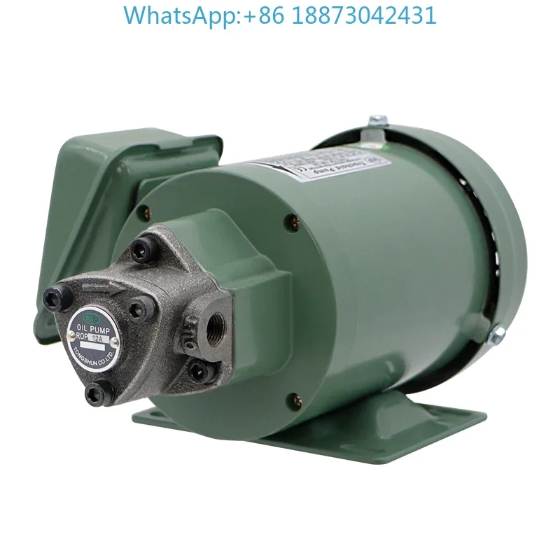 220V single-phase motor TOP-12A triangular pump head cycloidal gear pump 13A machine tool lubricating oil pump motor group