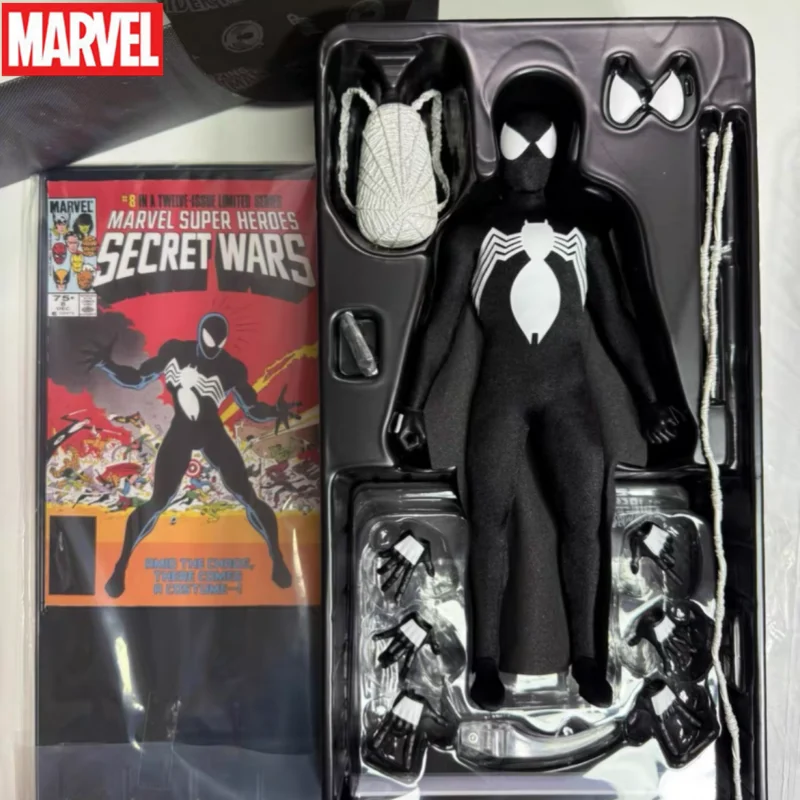 

In Stock Hottoys Action Figure Hono Studio Ht 1/6 12inch Hs04 Male Comic Edition Spider Man Symbiotic Battle Suit Full Set Body