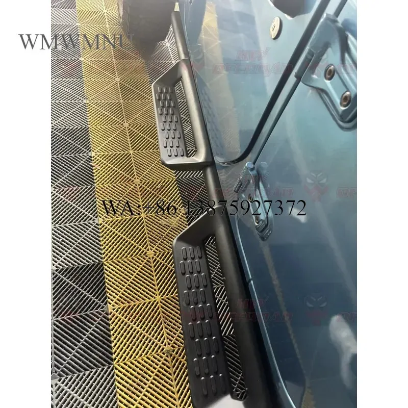 Wmwmnu 4X4 Aluminum Widen Texture Side Step Running Boards for JL 2018+ JK Non-slip Nerf Bars Step Pedal