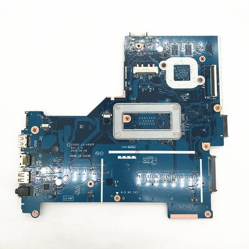 760968-501 760968-001 760968-601 For HP 15-R Z5O50 LA-A992P Laptop Motherboard With SR1EF I5-4210U CPU 100% Full Tested Good