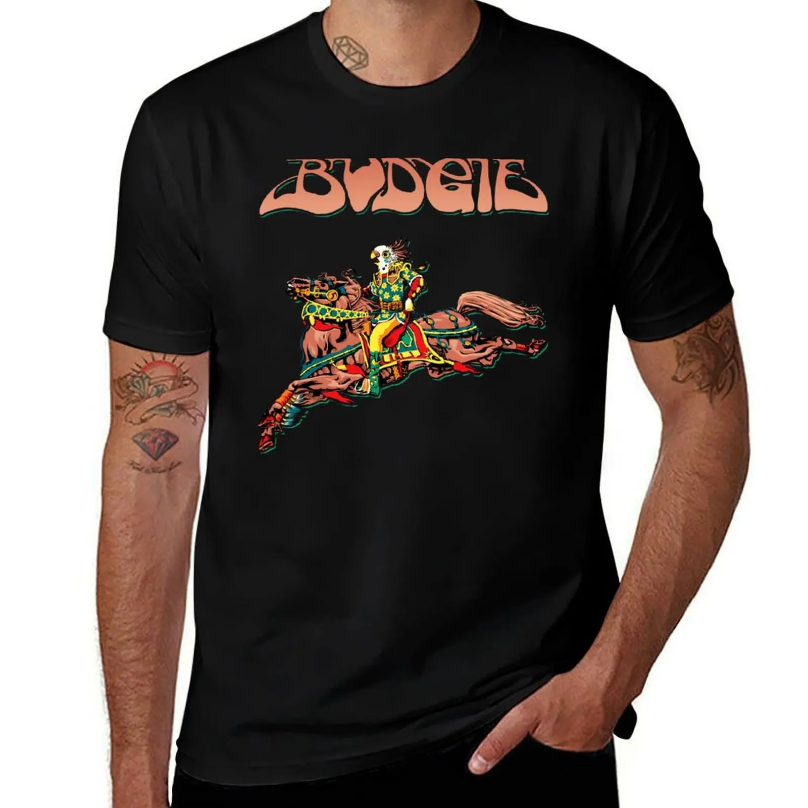 

Budgie Band first album 1971 T-Shirt Big Size Loose Fit Tee Shirt