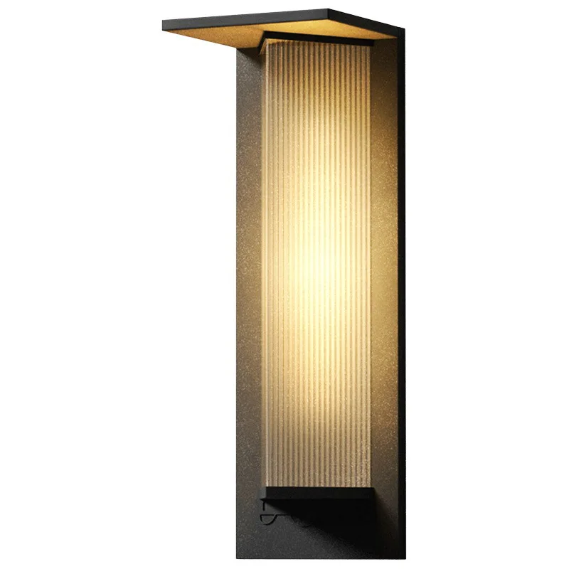 

Wire Power/Solar LED Wall Lamps Outdoor Waterproof Villa Courtyard Garden Sconces Exterior Super Bright Entrance Porch Lights
