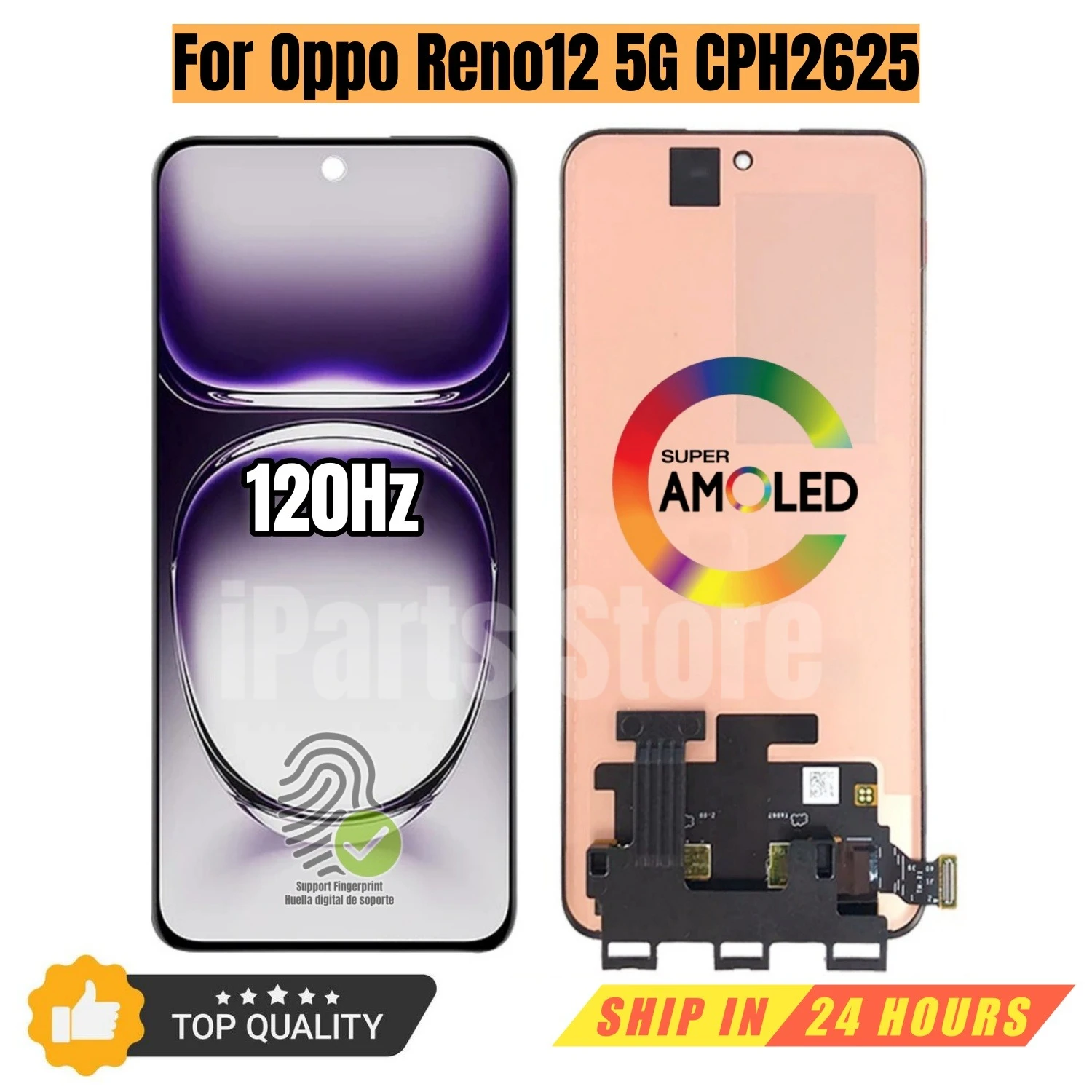 iparts-sostituzione-nuovo-display-per-oppo-reno12-reno-12-5g-cph2625-120hz-amoled-touch-screen-digitizer-con-telaio-di-montaggio-oem