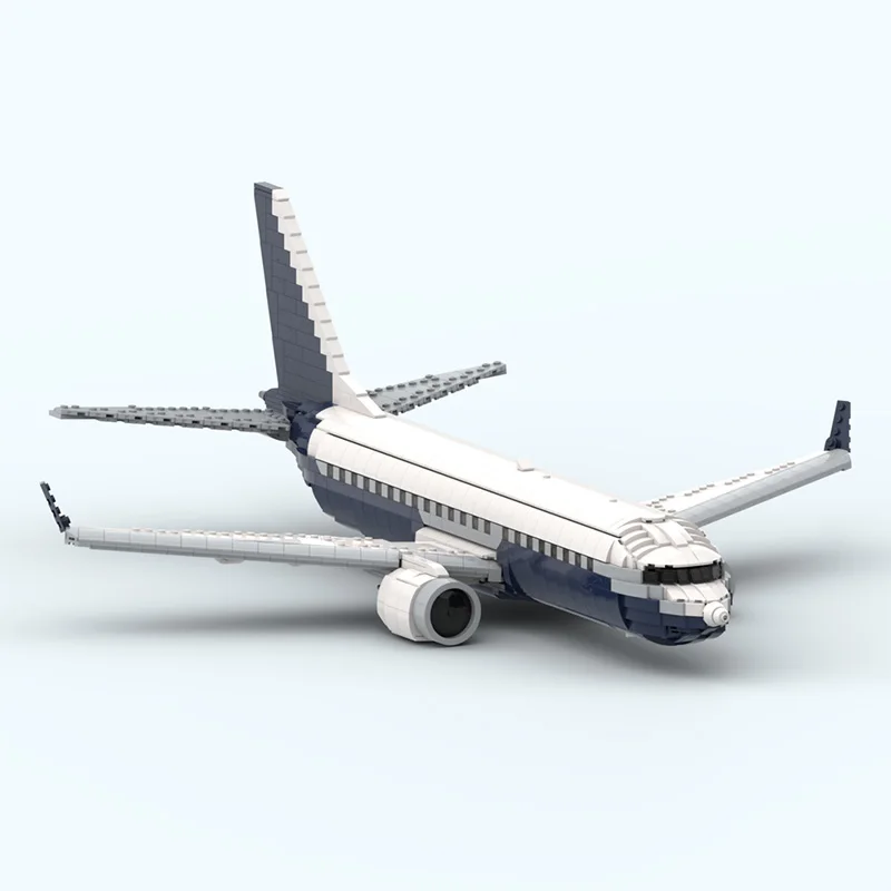 737-800 NG الطائرات المدنية MOC قوالب بناء معدات الحرب وحدات التكنولوجيا الهدايا عطلة تجميع ألعاب أطفال دعوى