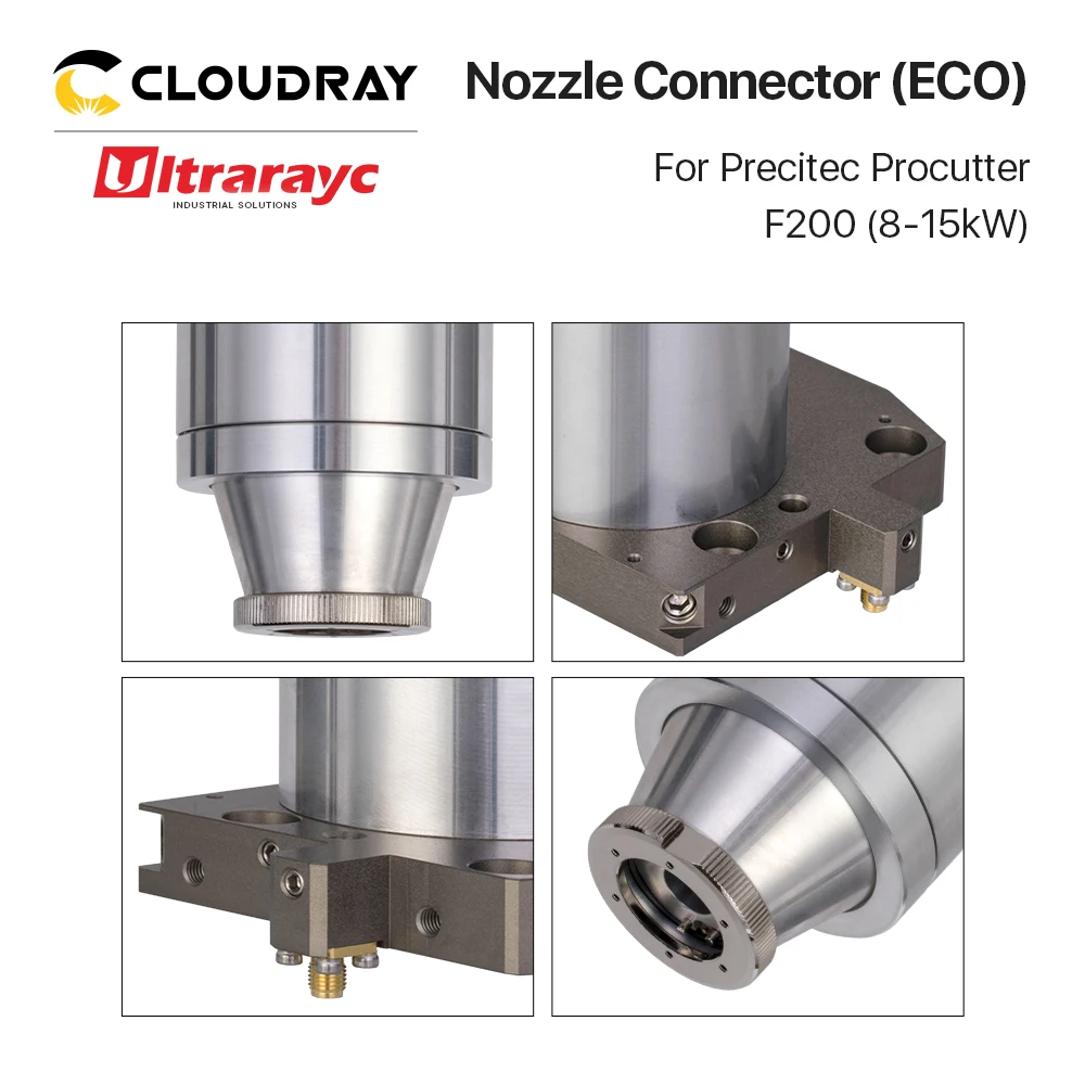 Ultrarayc Nozzle Connector 8-15kW Optional for Precitec Procutter ECO F200 Laser Head for Fiber Cutting Machine