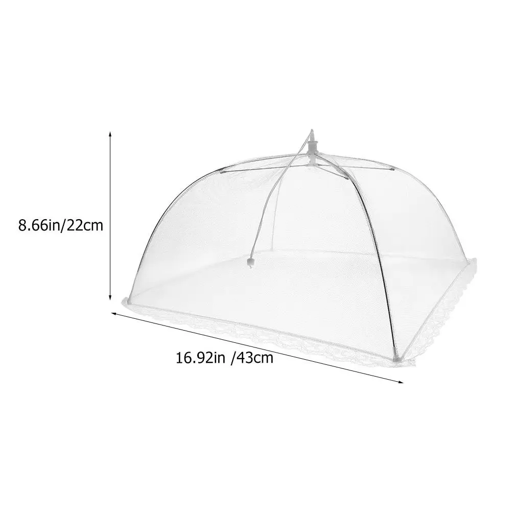 3Pcs Mesh Folding Food Cover Dish Tent for Dining Table Outdoor Cookout Family Reunion Birthday Party Camping Picnic Kitchen