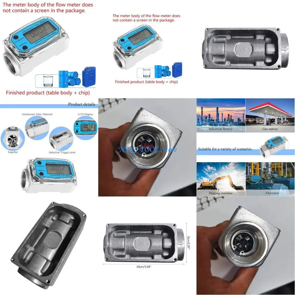 

L8RC 1.5″ Meter Module Oil Flowmeter Use Meter Liquid Meter High Accuracy