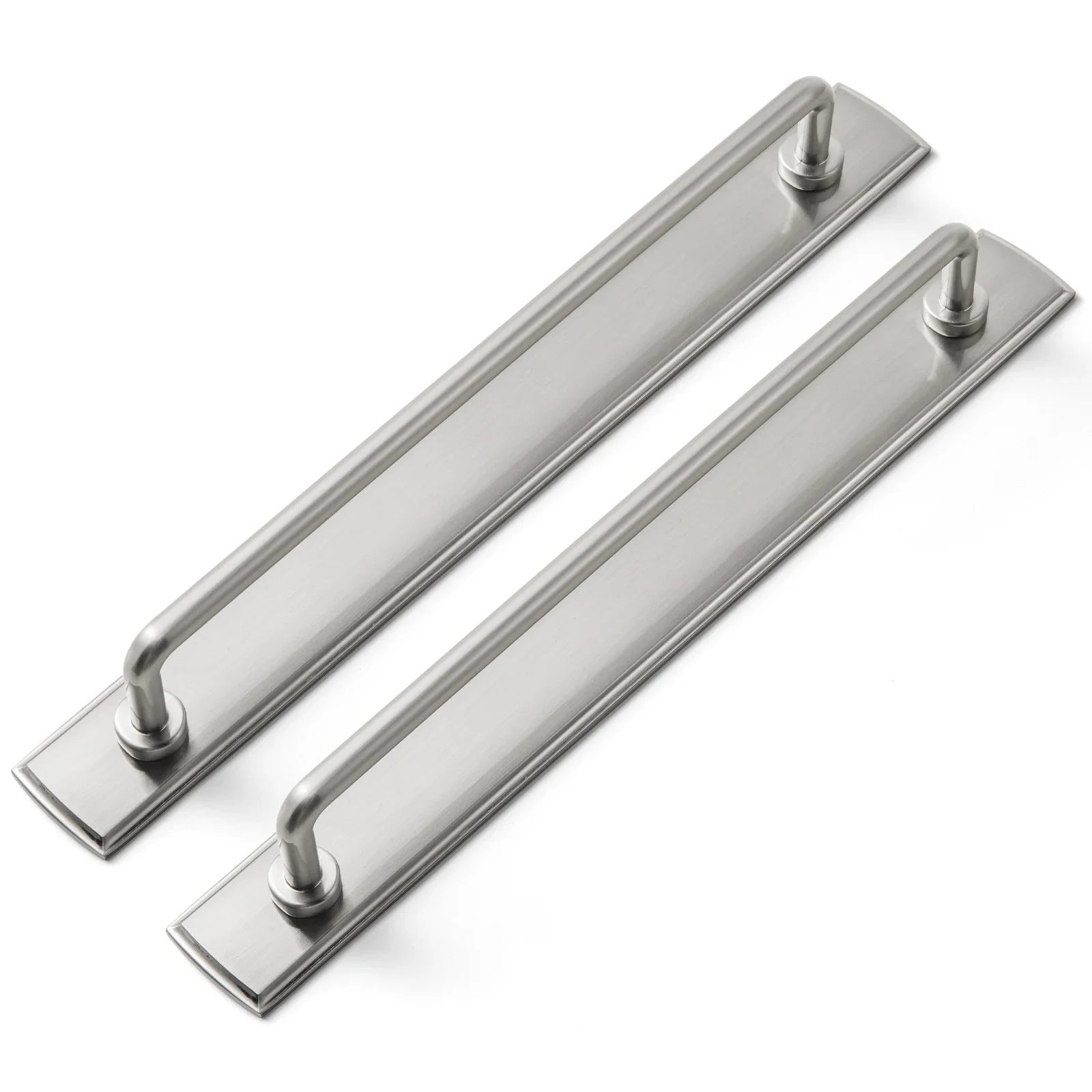 

Sleek Cabinet Pulls 1827-5 Inch/7.6 Inch Cabinet Handle for Furniture Retro Drawer Pulls with Backboard Kitchen Long Handle