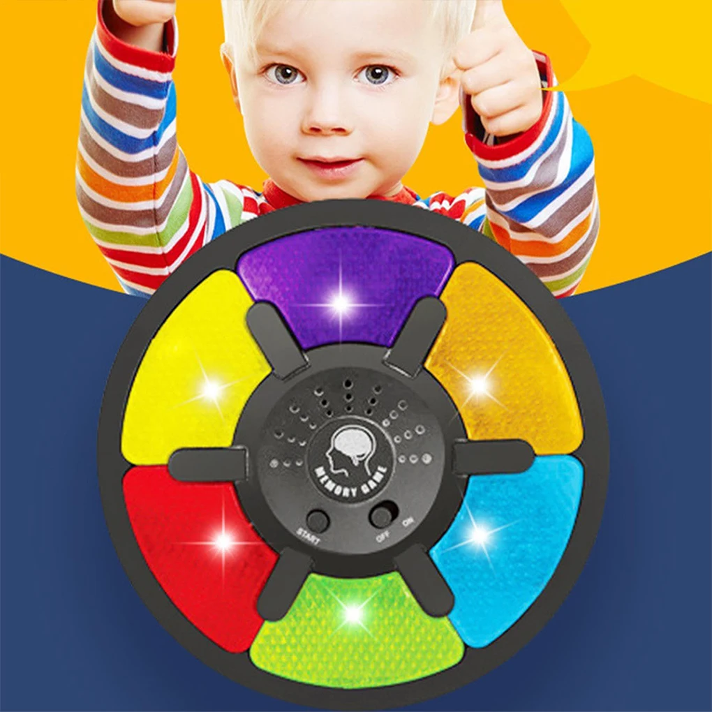 Memory Game Machine Handheld Electronic Memory Game with Light and Sound Puzzle Creative Interactive Game Toy Memory Training