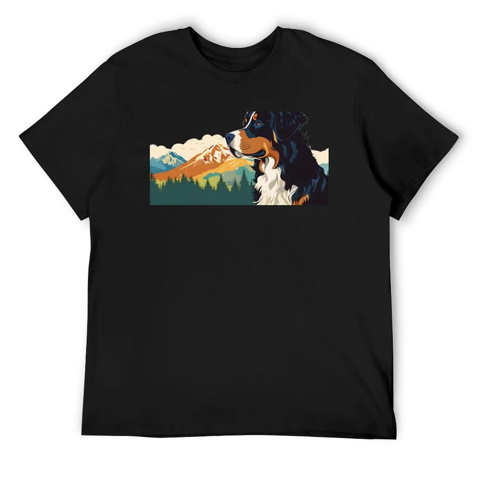 Bernese Mountain Dog - 8 T-Shirt aesthetic clothes anime oversized graphic tee mens shirts graphic tee