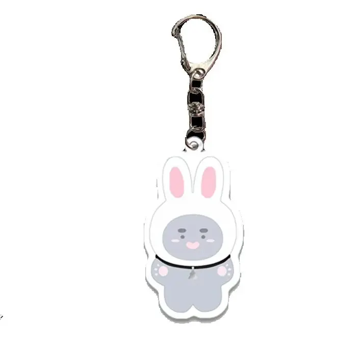 IDOLS SHINEE Catoon llavero acrílico HD INS estilo foto impresión bolsa colgante llavero Onew Jong Hyun KEY colección de Fans regalo