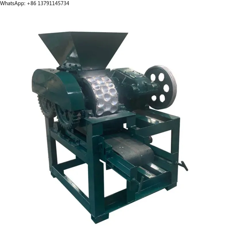 BBQ Charcoal Briquette Making Machine Coal Powder Ball Press for Sale - Efficient Energy-Saving Briquetting Equipment