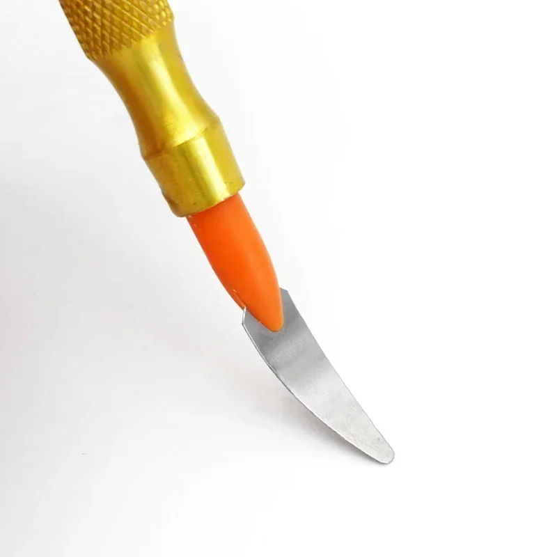 سكين نحت طبيب الأسنان، أدوات قطع الشمع، ملعقة خلط البورسلين والسيراميك، شفرة سكين، أداة مختبر الأسنان، قطعة واحدة #4