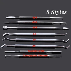 Dental Stainless Steel Plaster Mixing Knife Cement Powder Spatula Carving Knife Dental Lab Mixing Supplies Dentist Tools