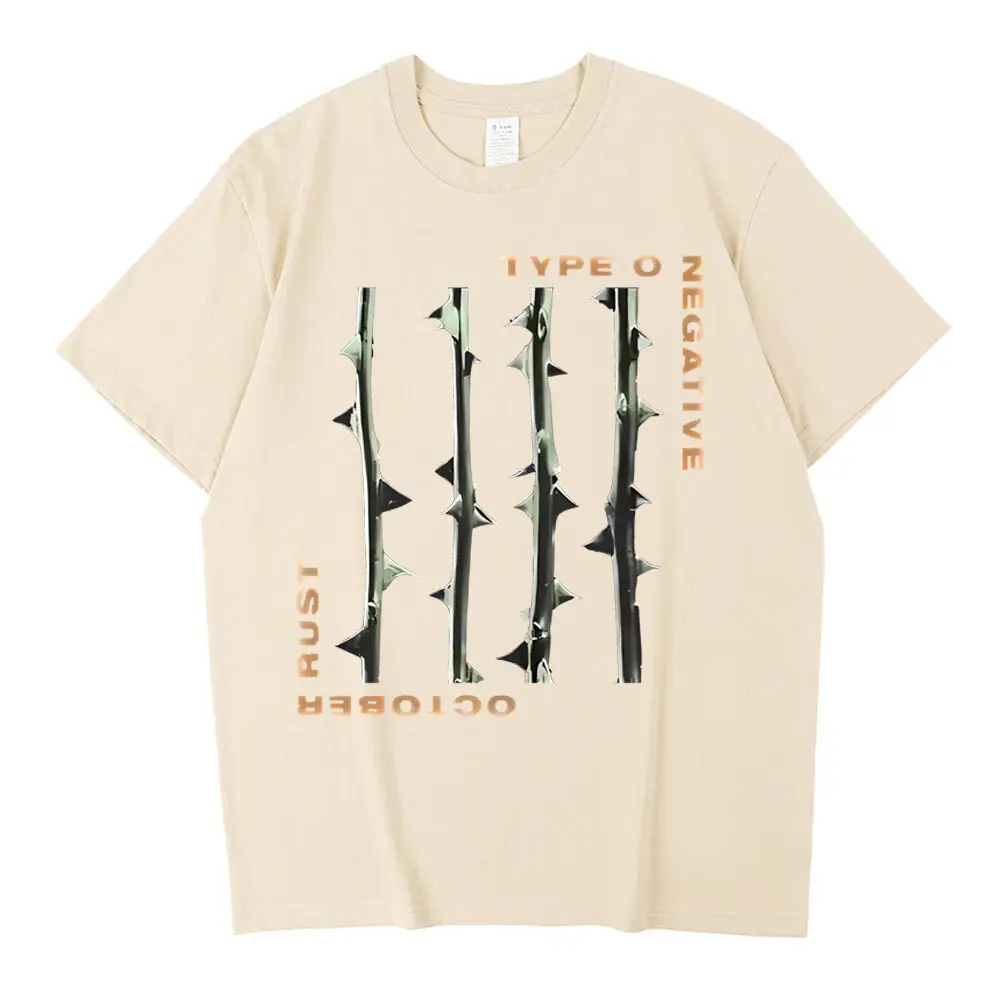 Type o Negative cotton t shirt men hip hop women 80s University aesthetic top tees aesthetic Grunge korean clothes Vintage Retro