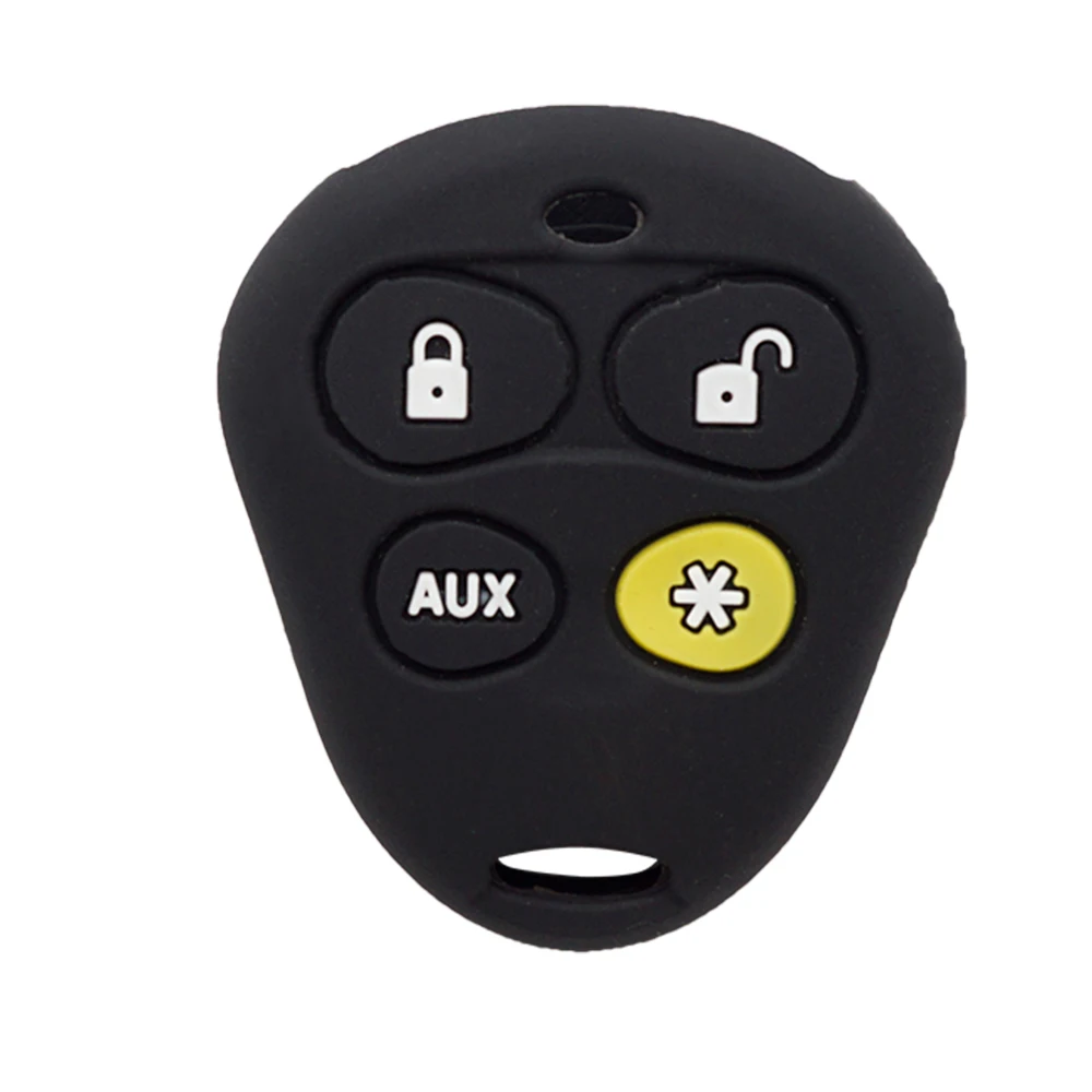 Xinyuexin New Silicone Car Key Case Cover for Viper Keyless Entry Remote 4 Buttons Car Accessories Auto Anti-theft Device