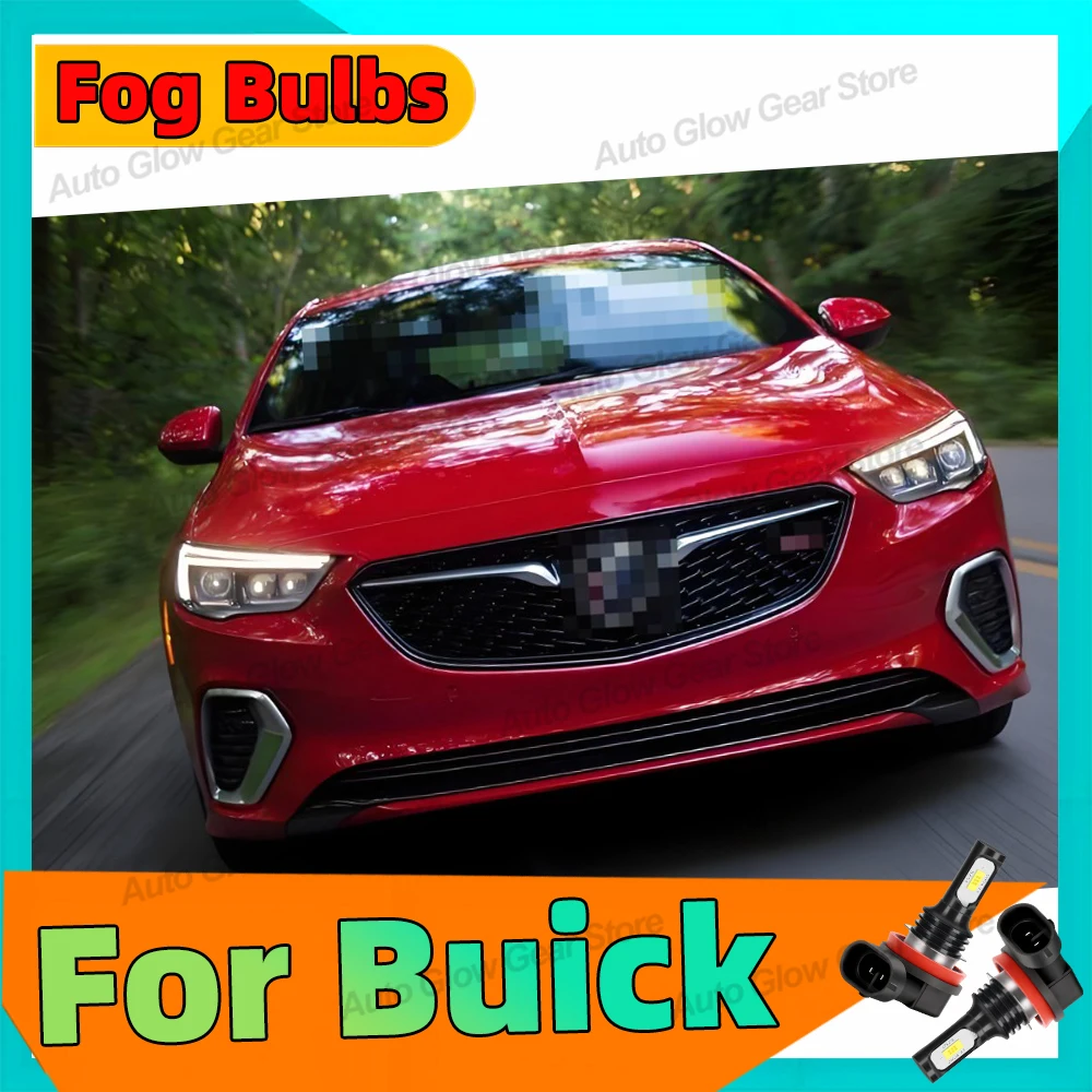 

2x 6000K CSP 3570 LED Fog Lights Bulbs For Buick LaCrosse Enclave Encore Cascada Envision Regal Sportback TourX Car Accessories