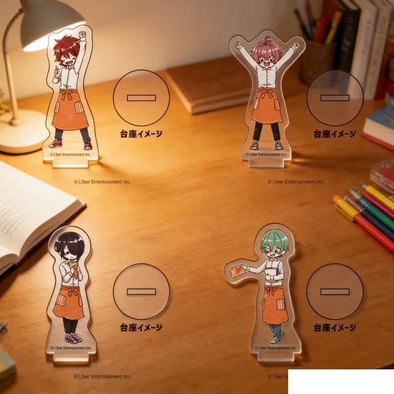 Restaurant0Series0Ichu0Etoile0Stage0Anime0HD0Acrylic0Petchi0Stand0Keychains0Cosplay0Q0version0Torahiko/Luna/Akio0Ornament0Gift