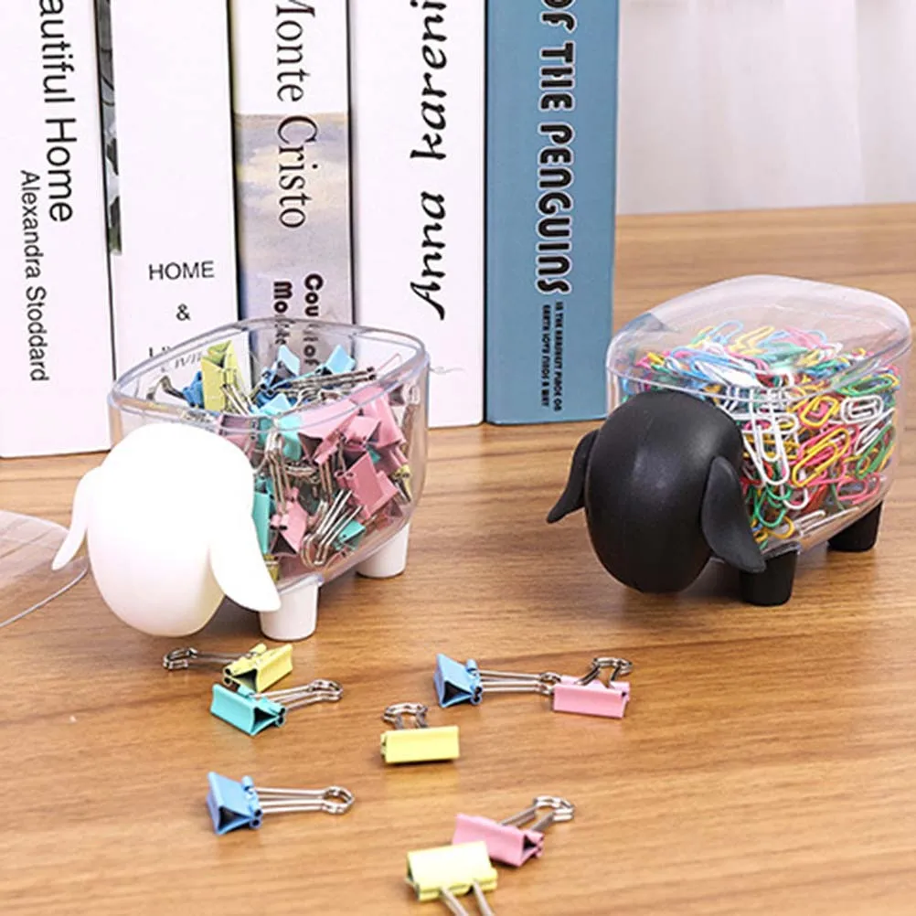 

Creative Toothpick Box Animal Design Acrylic Holder For Cotton Storage Kitchen Bathroom Decor White Plastic