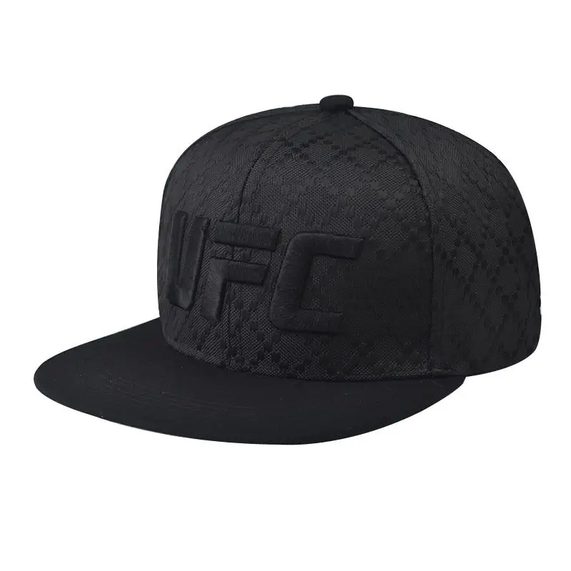 UFC Plaid Baseball Cap Mesh Trucker Hat Unisex Men Women Adjustable Fashion Dad Hat Outdoor Sports Casual