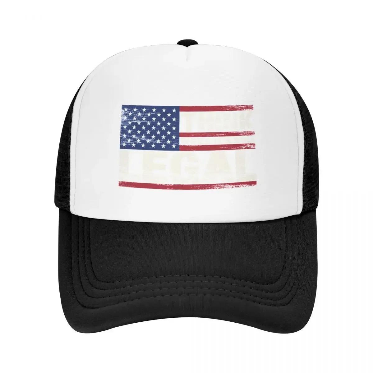 Think While It's Still Legal American Flag Baseball Cap Uv Protection Solar Hat tea Hat Caps Male Women's