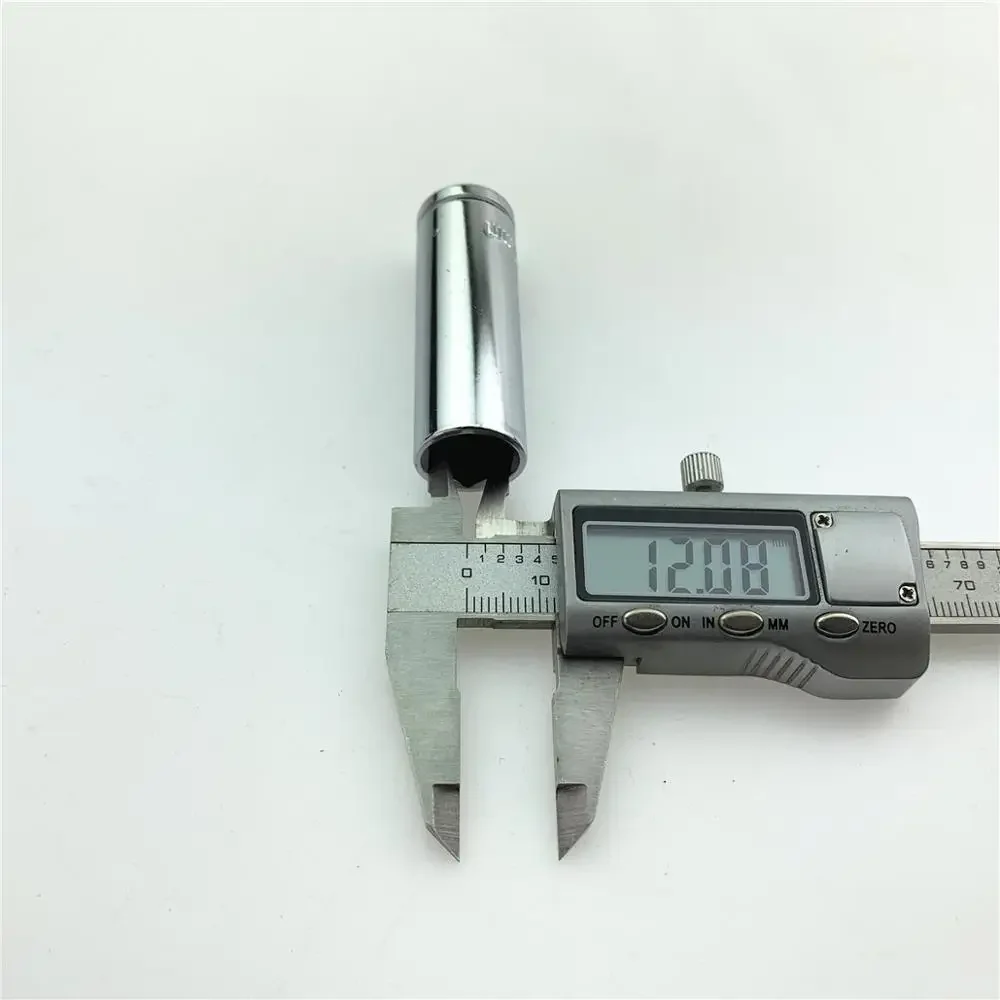 2pcs Extended Sleeve Metric 1/4 Inch Mirror Polished Outer Hexagon Sleeve Repair Tools