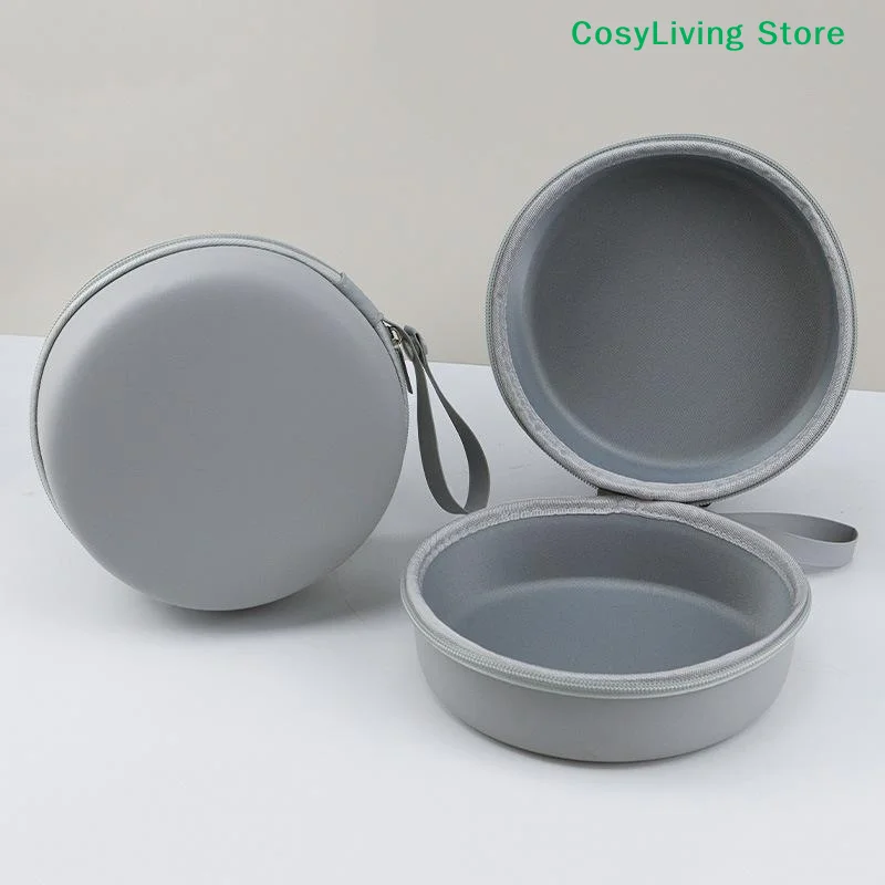 [CL]EVA U Type Neck Pillow Case Zipper Memory Foam Round Hard Storage Bag Noon Break Pillow Box Travel[CL]