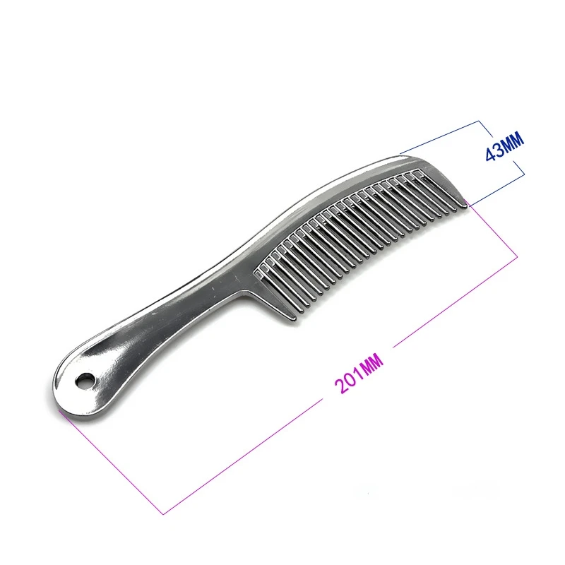 Metal Horse Comb Portable Horse Mane and Tail Comb Horse Grooming Comb Livestock Comb for Cleaning Hair Horse Riding Equipment