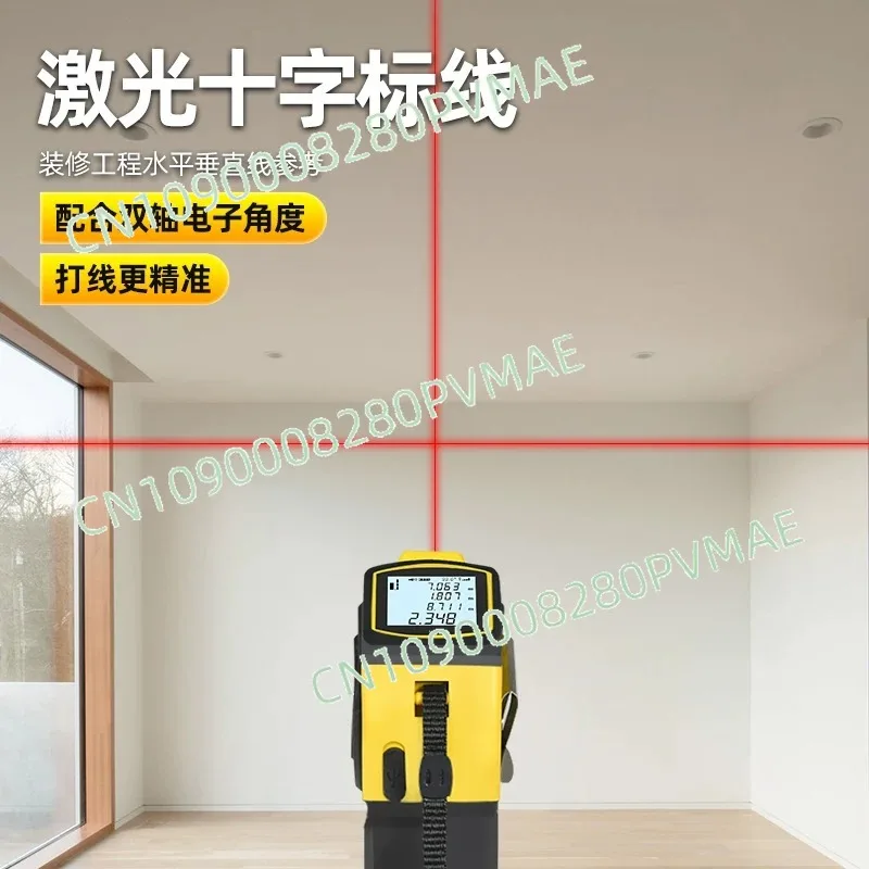 4-in-1 High Precision Laser Rangefinder Lithium Battery Tape Measure