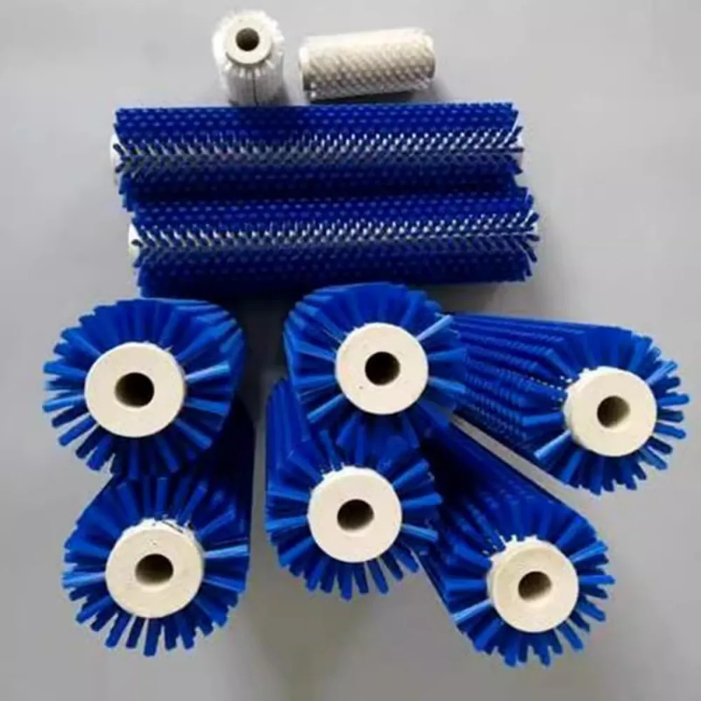 Industrial brush roller cleaning machine