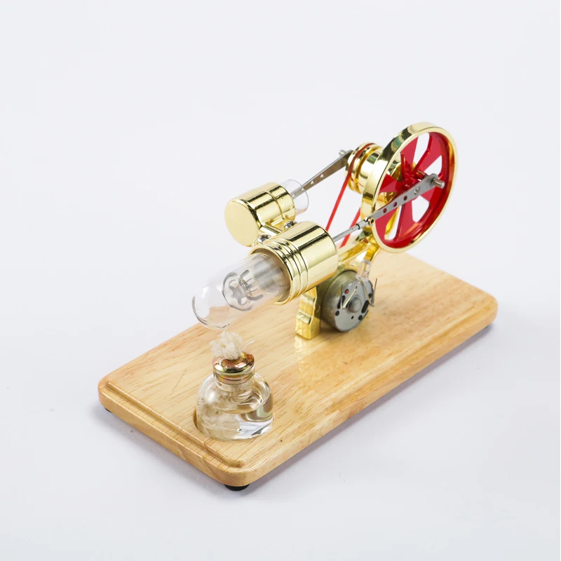 Four-color Stirling Generator Engine Model Scientific Physics Experiment Research Science and Education Small Metal Toys