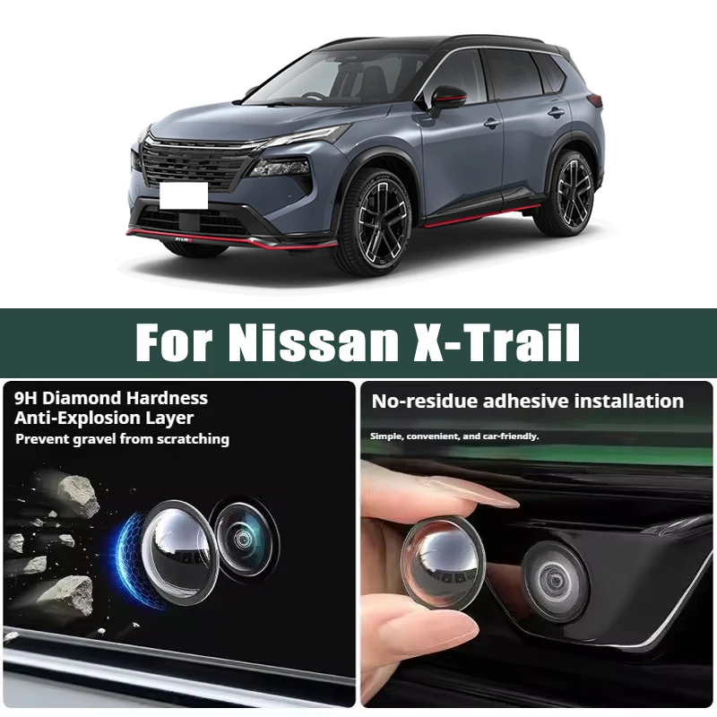 

Car Camera Lens Protector 2PCS Rear View Backup Camera Cover Camera Protection Anti Scratch Waterproof For Nissan X-Trail