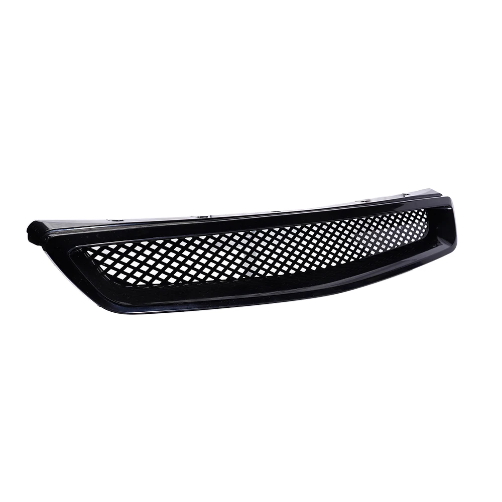 Honeycomb for Honda Civic EK EJ Type R 1996 1997 1998 Front Bumper Grille Overlay Trim Radiator Mesh Car Body Kit Tuning - view 5