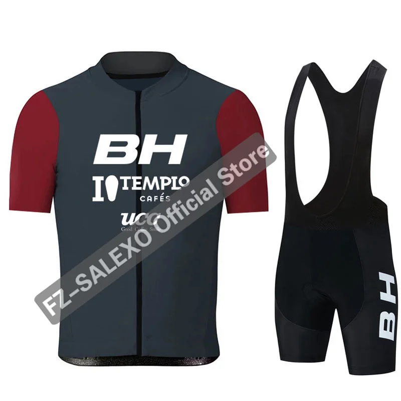BH Cycling Jersey Sets 2027 Men's Summer Short Sleeves Bicycle Clothes Wear Quick-dry MTB Uniform Mountian Ropa Ciclismo Hombre
