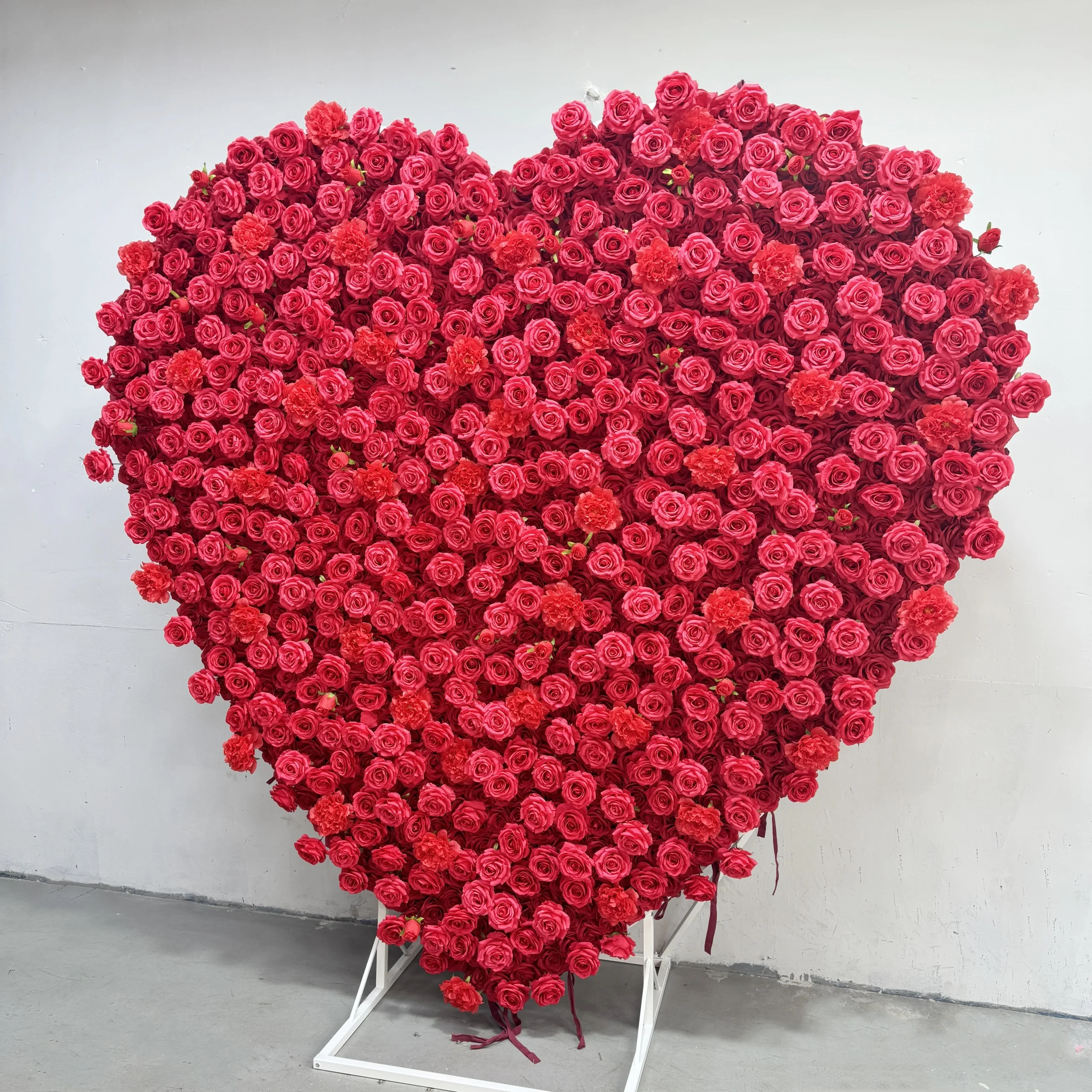 Heart Shaped Artificial Flower - Wedding Arch Flower 评论和价格