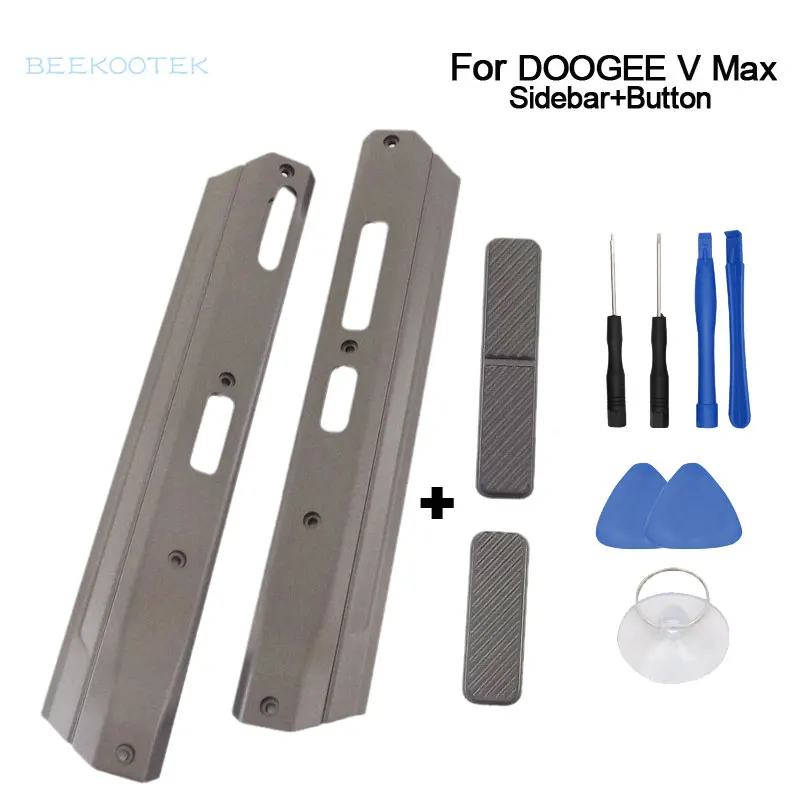 

Original Doogee V MAX VMAX Cell Phone Middle Side Metal Frame Repair Housings Cover Trim Bar With Volume Button For DOOGEE V Max