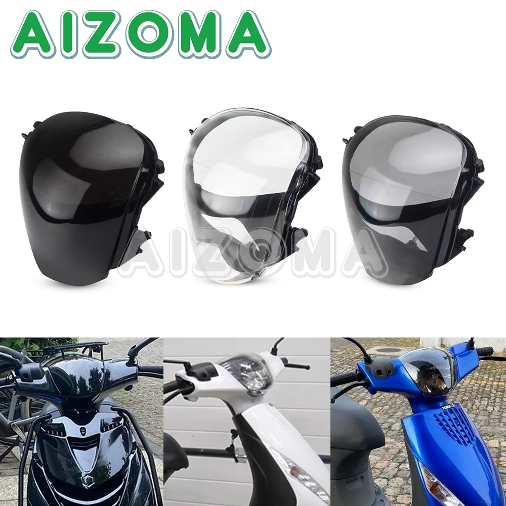 Scooter Motorcycle Headlight Glass Cover For Piaggio Zip 100 98 4T 2011-2017 Zip 125 124 2000-2003 Zip 50 4T  49  4T  2000-2014