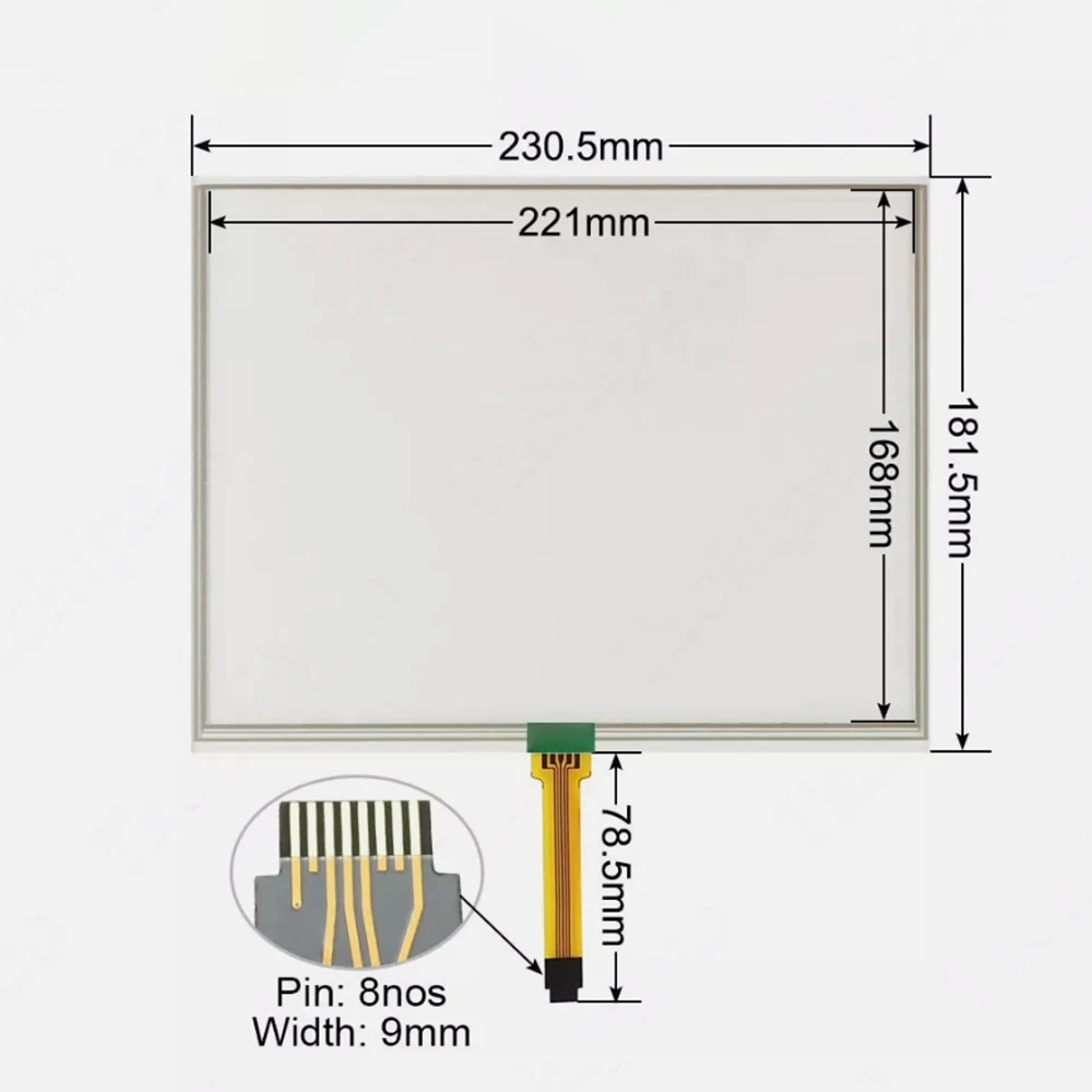 

For John Deere GS3 2630 Touch Screen Glass Replacement GREENSTAR 3 GS2630