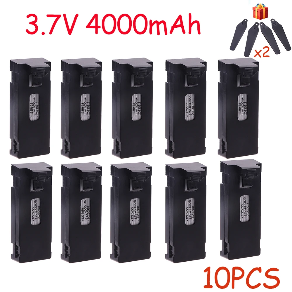 3.7V 4000mAh Rechargeable Li-ion Battery For RC Drone E88 E88PRO E99 P1 K3 P10 A13 S98 E525 RC Quadcopter Parts Battery 1-10pcs