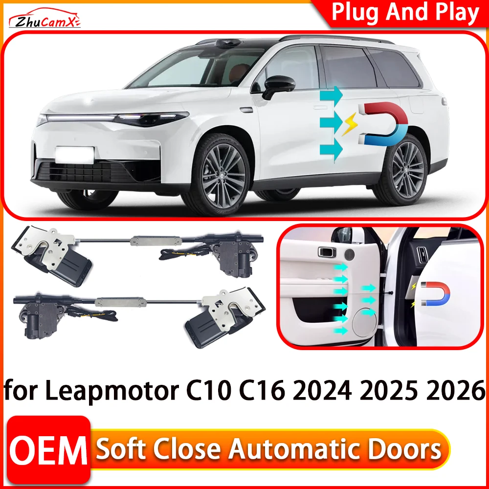 

for Leapmotor C10 C16 2024 2025 2026 Car Automatic Electric Soft Close Door Closer Power Closing Door Comfort Closing System