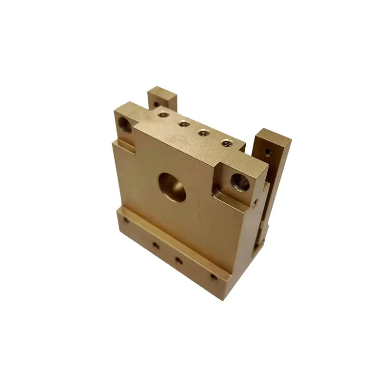 Customized Aluminum CNC Machined Parts 3 Way Cube Connector Open Beam Corner Bracket for Aluminum Extrusion Profiles
