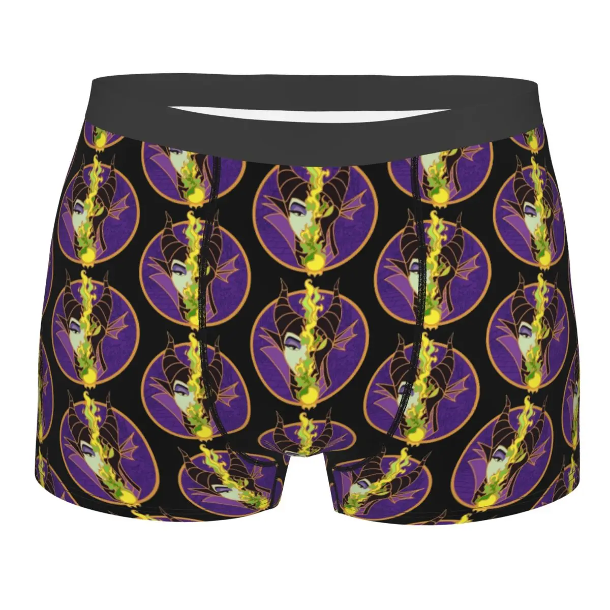 

Custom Male Fashion Maleficent Movie Underwear Boxer Briefs Soft Shorts Panties Underpants