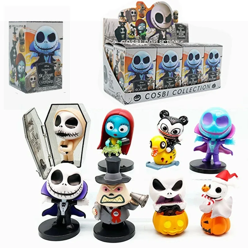 

Christmas Jack Blind Box Figure Nightmare Before Series Jack Sally PVC Model Doll Toys Collectible Halloween Decorative Gifts