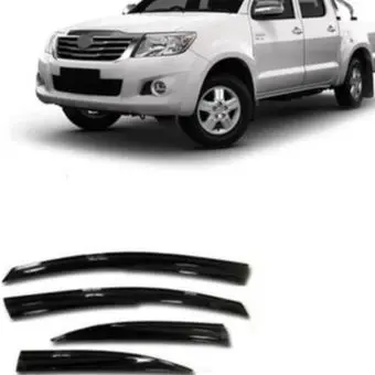 Car Window Accessories Toyota Hilux 2004-2015 Mugen Window The The Deflectors Rain Guard Visor Awnings Modified Design