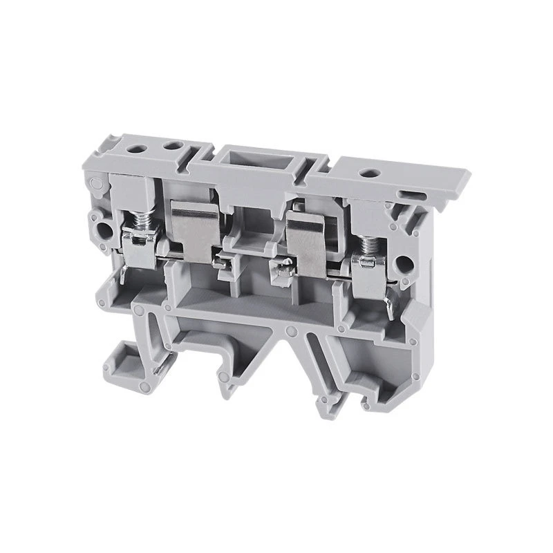 

10Pcs ASK-1EN DIN Rail Screw Terminal Block, Compact Electrical Connector for Panel Wiring